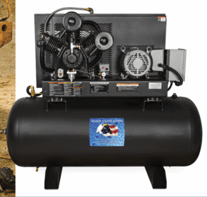 ACS M Series - 80 & 120 Gal. Two-Stage Electric Simplex Air Compressor
