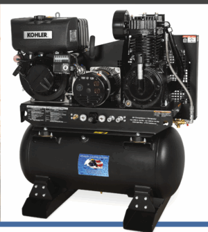 ACS 30-Gal. Two-Stage Diesel Air Compressor & Generator Combo
