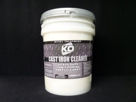Cast iron cleaner heavy duty low foaming parts clearner