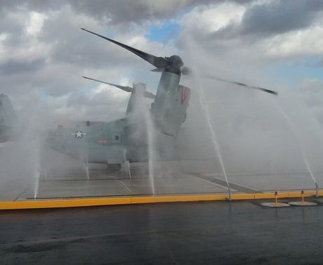 Military plane fleet wash
