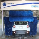 Profile Soft Touch Vehicle Wash tunnel with white SUV